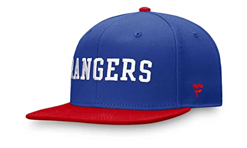 Fanatics - NHL New York Rangers Iconic Color Blocked Snapback Cap von Fanatics