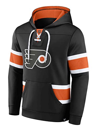 Fanatics - NHL Philadelphia Flyers Iconic Exclusive Pullover Hoodie Farbe Schwarz, Größe XXL von Fanatics