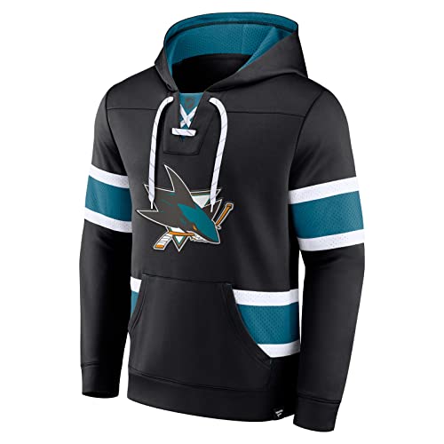 Fanatics NHL San Jose Sharks Hoody Iconic Exclusive Pullover Hoodie Kaputzenpullover XXL von Fanatics