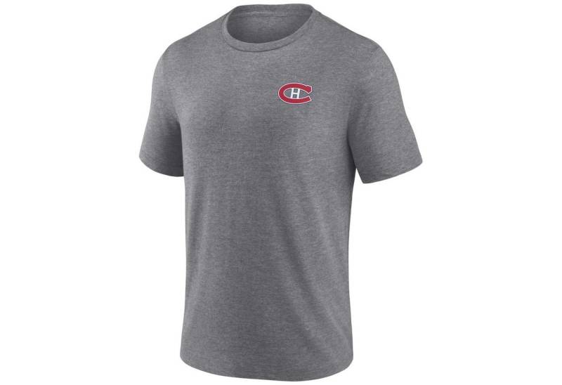 Fanatics Print-Shirt Montreal Canadiens TriBlend Backprint heather gre von Fanatics