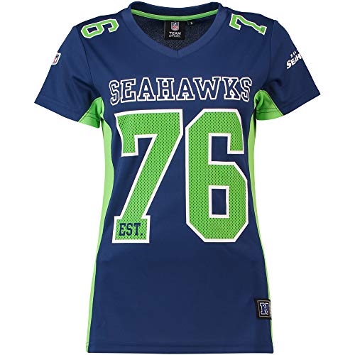 Fanatics Seattle Seahawks NFL Majestic Players Poly Mesh T-Shirt Women Collection - XXL von Fanatics