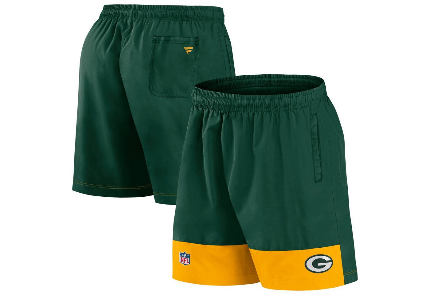 Fanatics Shorts Short NFL Green Bay Packers, G XXL, F grün/gelb von Fanatics