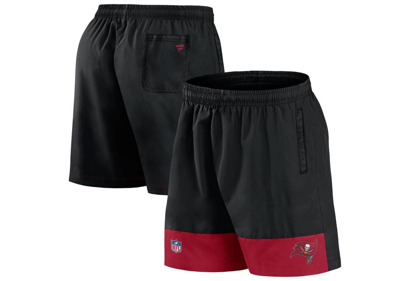 Fanatics Shorts Short NFL Tampa Bay Buccaneers, G L, F black/red von Fanatics