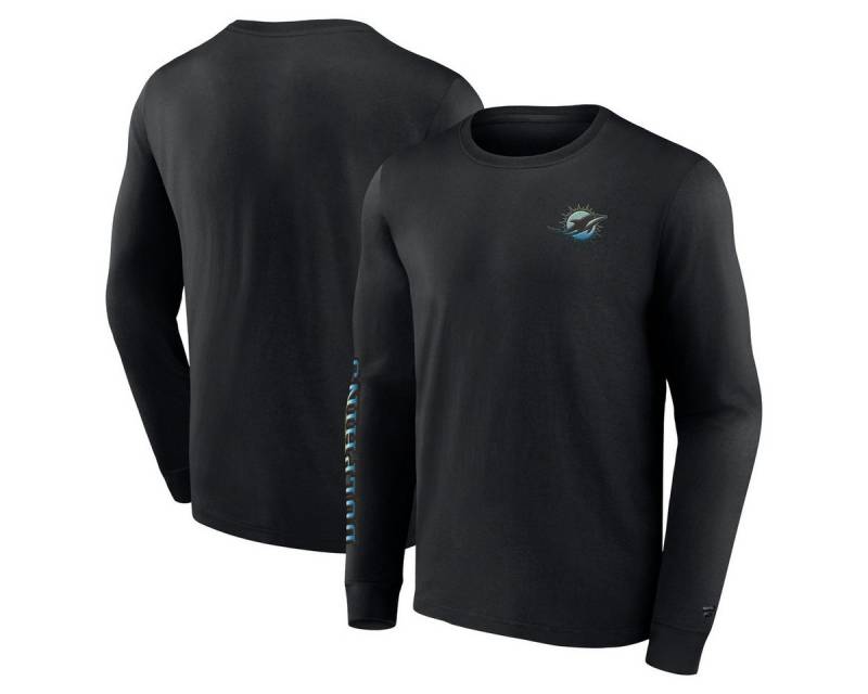 Fanatics T-Shirt Fanatics T-Shirt Miami Dolphins Gradient LS Crew von Fanatics