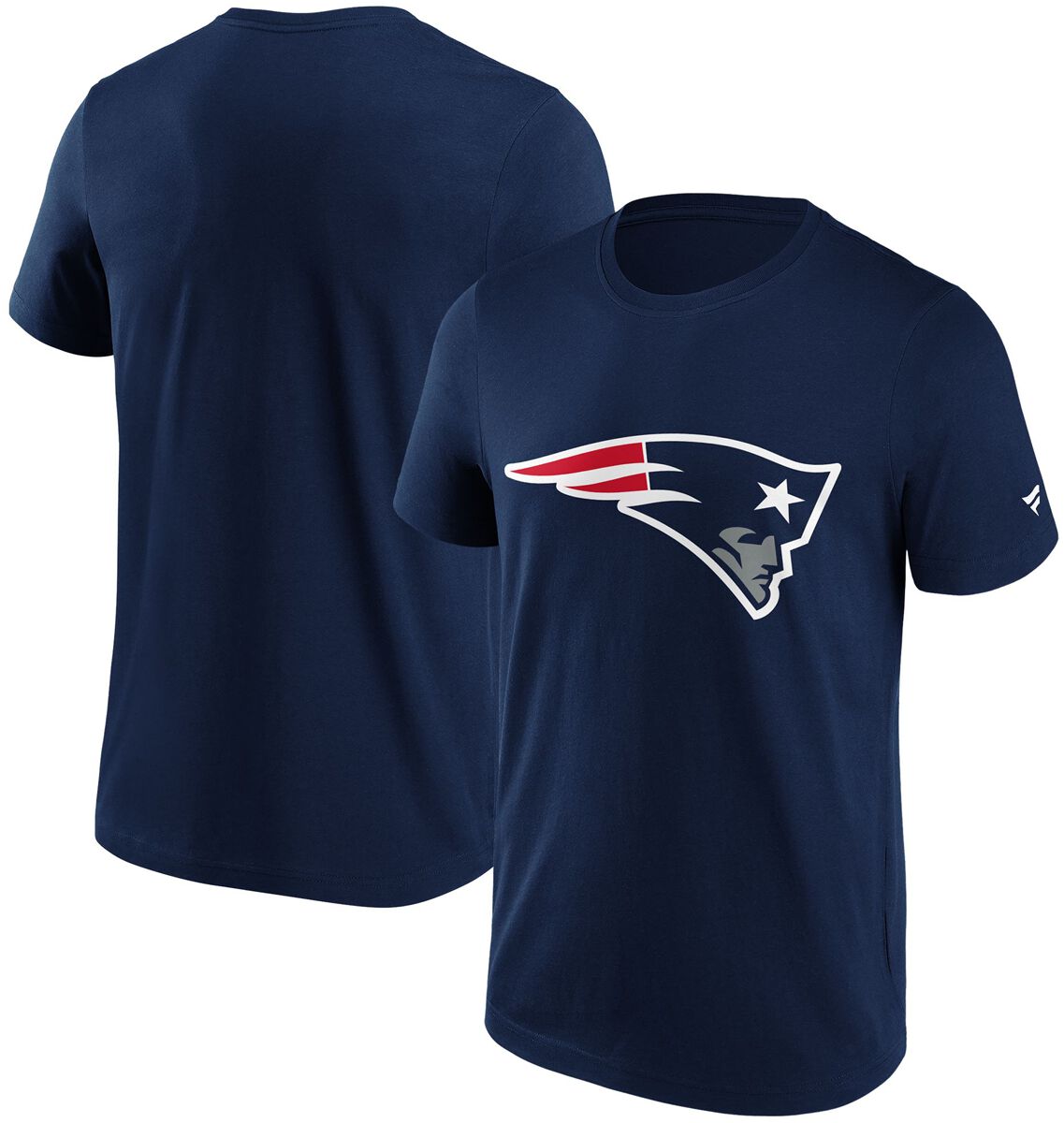 Fanatics T-Shirt - New England Patriots Logo - S bis M - für Männer - Größe S - navy von Fanatics