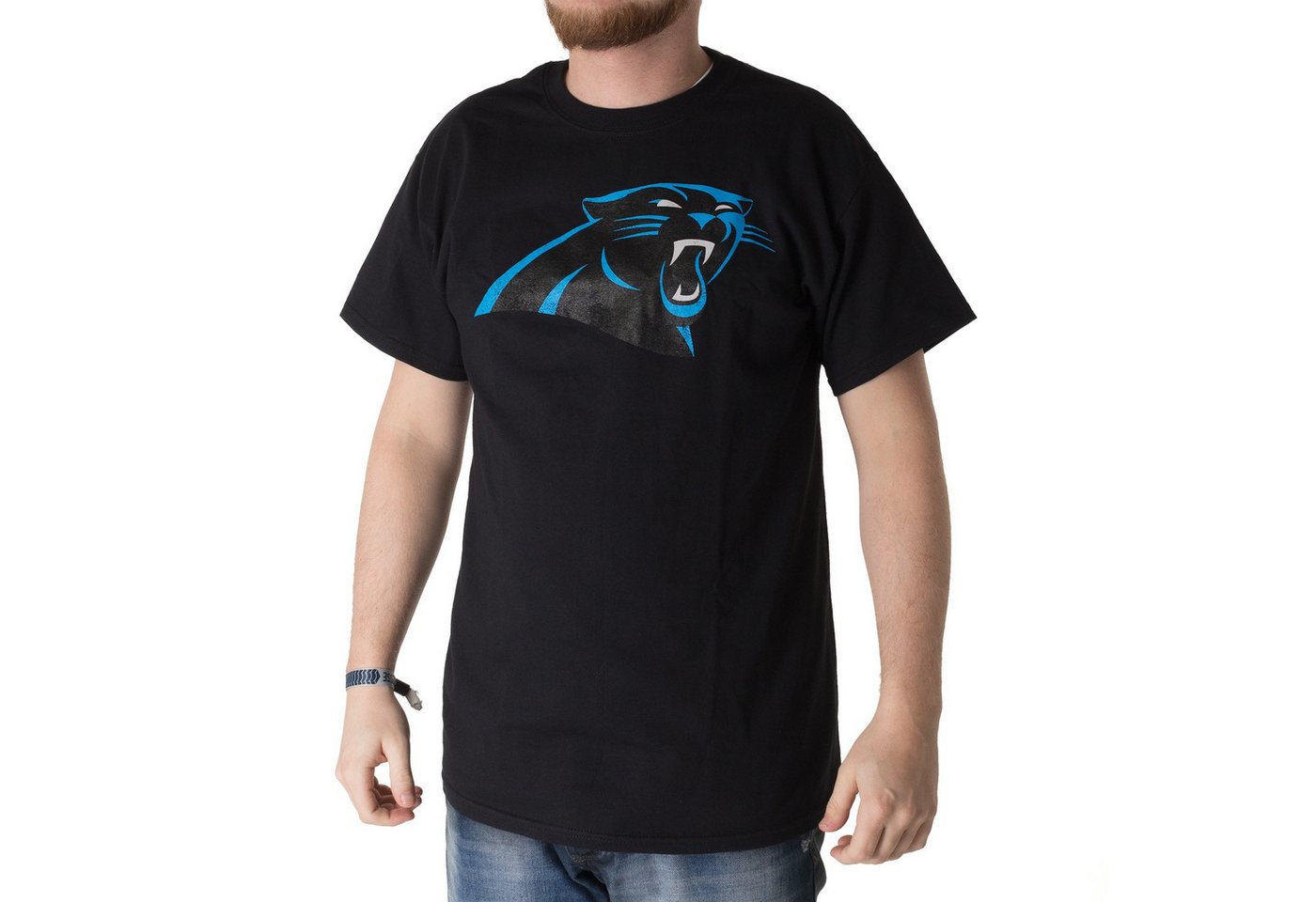 Fanatics T-Shirt T-Shirt Majestic Carolina Panthers, Gr L, black von Fanatics