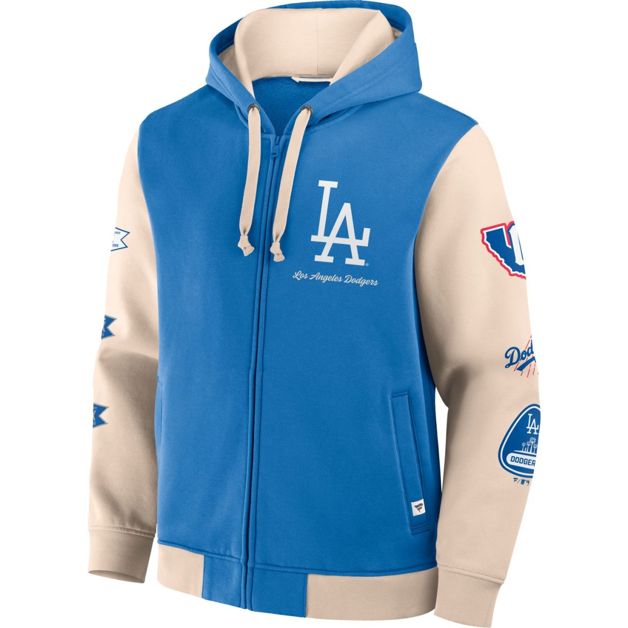 Los Angeles Dodgers MLB Retro Prints Zip Hoody Los Angeles Dodgers MLB Retro Prints Zip Hoody von Fanatics
