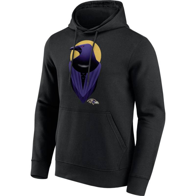 NFL Fleece Hoody - ILLUSTRATION Baltimore Ravens von Fanatics