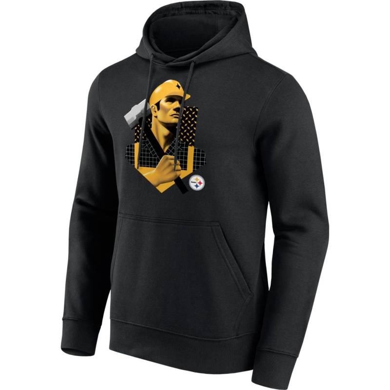 NFL Fleece Hoody - ILLUSTRATION Pittsburgh Steelers von Fanatics