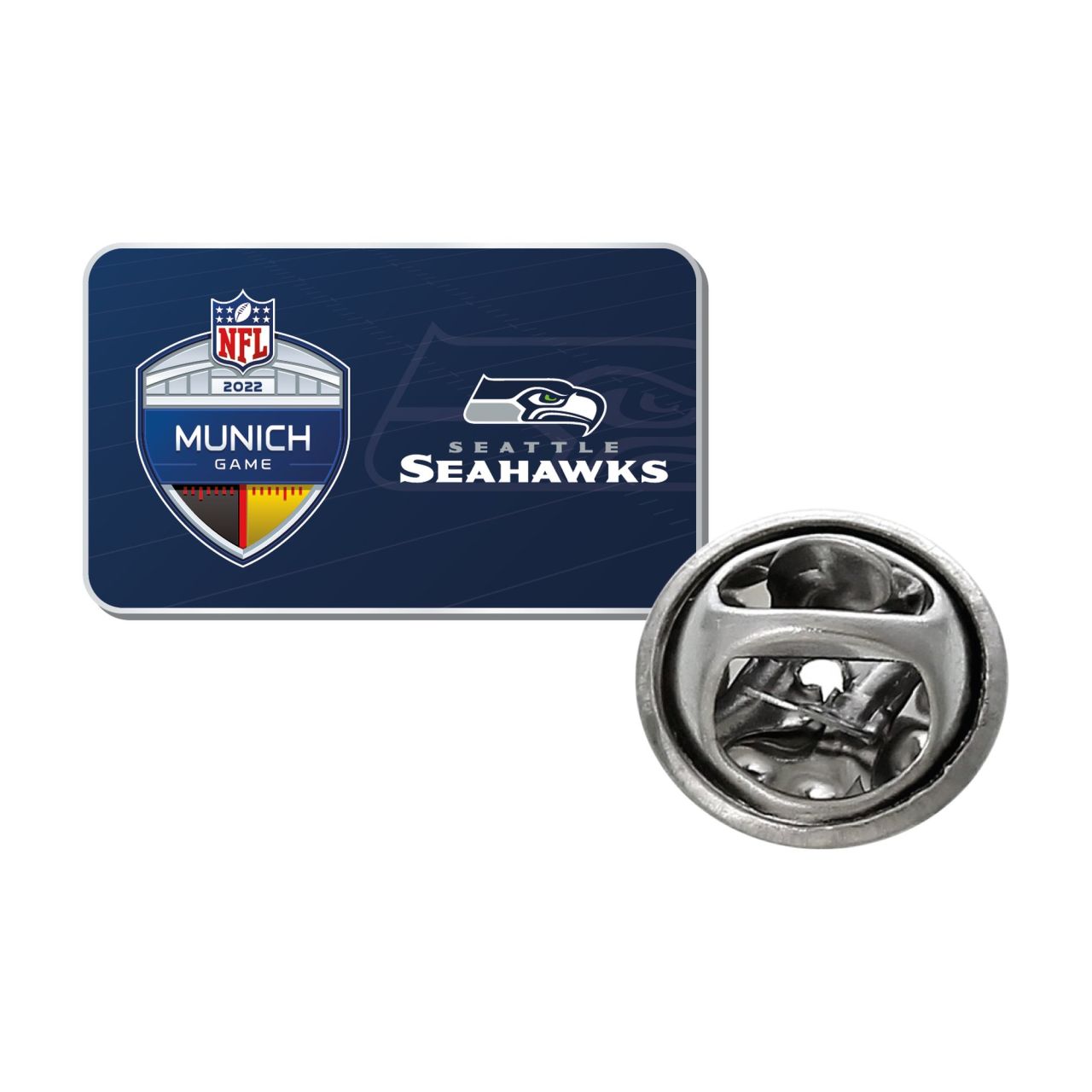 NFL Munich Game Pin Badge Anstecknadel Seattle Seahawks von Great Branding