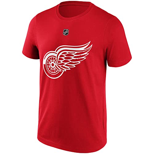 NHL Detroit Red Wings Moritz Seider #53 T-Shirt Name Number Playershirt rot L von Fanatics