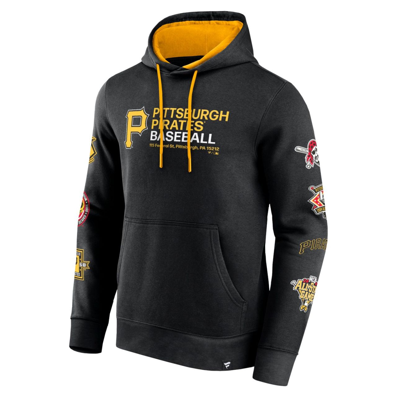 Pittsburgh Pirates Fundamentals Patches Fleece Hoody von Fanatics