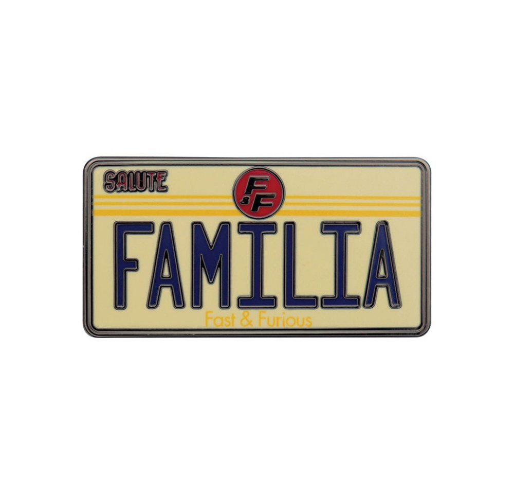 Fanattik Anstecknadel Fast & Furious Ansteck-Pin Familia License Plate Fanattik Anstecknadel Fast & Furious Ansteck-Pin Familia License Plate von Fanattik