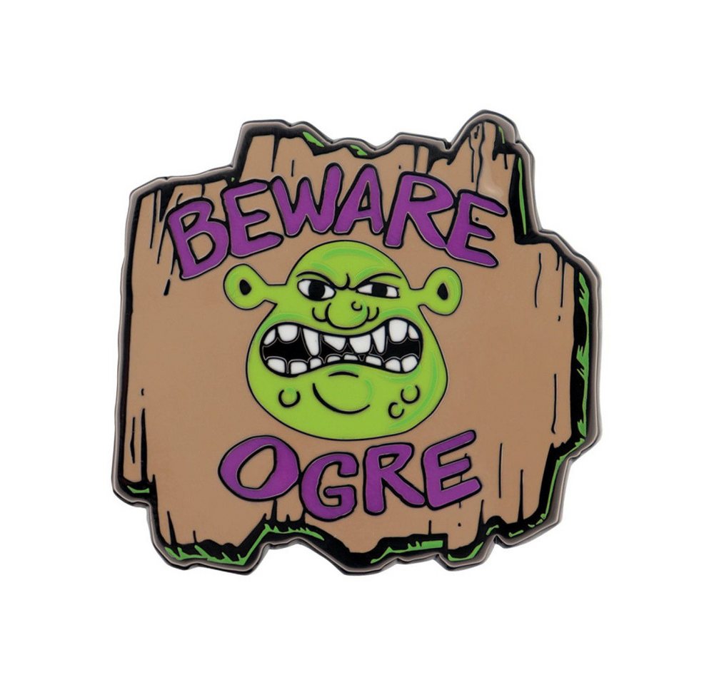 Fanattik Anstecknadel Shrek Ansteck-Pin Beware Ogre Limited Edition Fanattik Anstecknadel Shrek Ansteck-Pin Beware Ogre Limited Edition von Fanattik