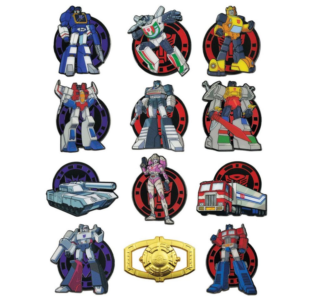 Fanattik Anstecknadel Transformers Ansteck-Pins Display Mystery Pin Badge (12) von Fanattik