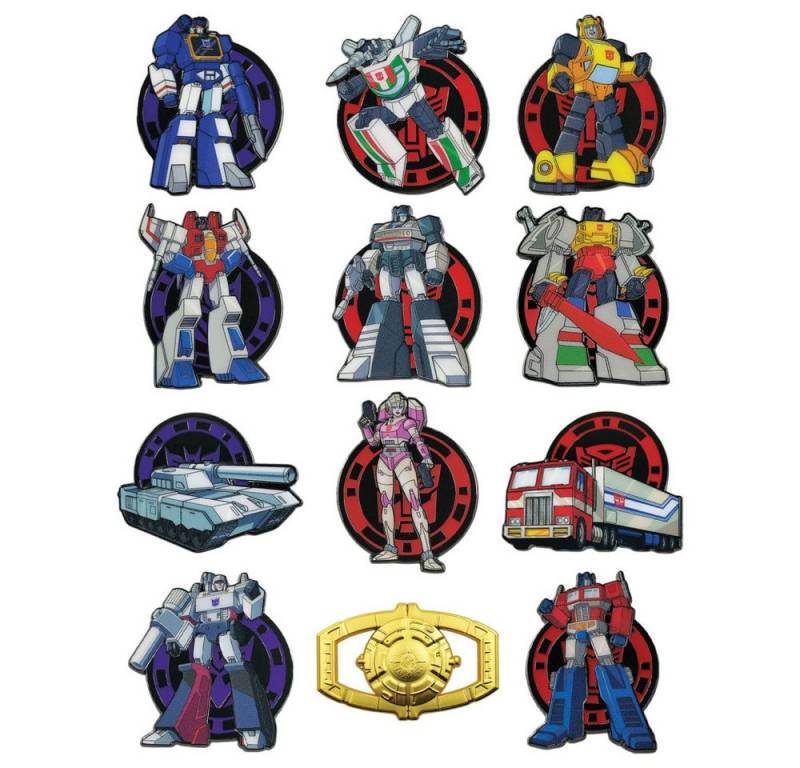 Fanattik Anstecknadel Transformers Ansteck-Pins Display Mystery Pin Badge (12) von Fanattik