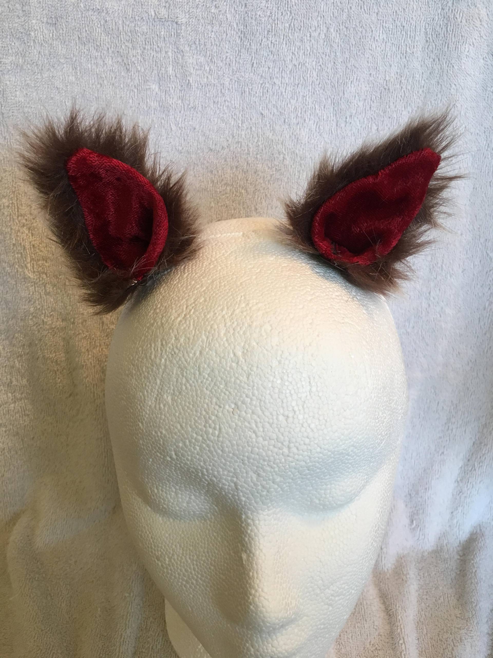 Samt Fuchs/Kitty Plüsch Ohren Samt Fuchs/Kitty Plüsch Ohren von FancifulFairyDesigns