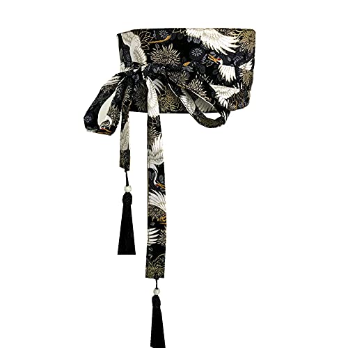 thefancypumpkin Japanische Yukata Kimono Robe Obi Gürtel Harajuku Taille-J8 der Frauen von thefancypumpkin