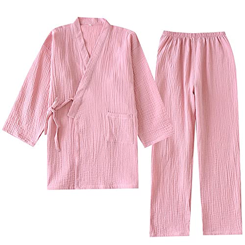 Fancy Pumpkin Japanischen Stil Robes Kimono Pyjamas Anzug Morgenmantel Set für Frauen [Größe L, w13] von Fancy Pumpkin