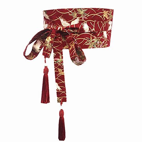 Fancy Pumpkin Japanischer Yukata Kimono Obi Mit Quastengürtel Harajuku Taille-V2 von thefancypumpkin