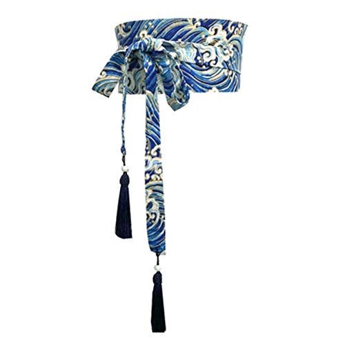 Fancy Pumpkin Japanischer Yukata Kimono Obi mit Quastengürtel Harajuku Taille-V14 von thefancypumpkin