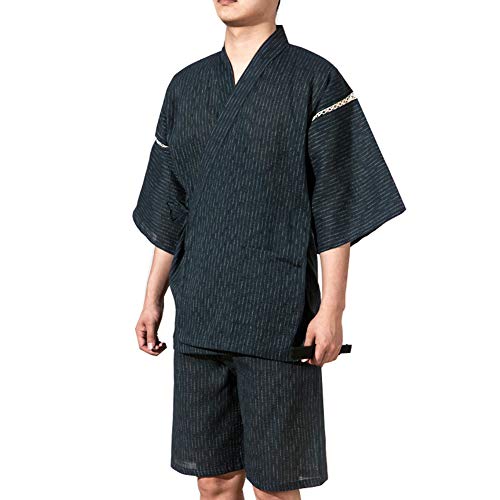 Fancy Pumpkin Männer japanischen Stil Kleid Kimono Pyjamas Anzug Größe XL-A04 von thefancypumpkin