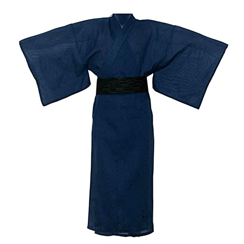 Fancy Pumpkin Yukata Kimono Kimono von Jinbei für Herren Japanische Robe-Pyjamas (Blau/Größe M) von Fancy Pumpkin