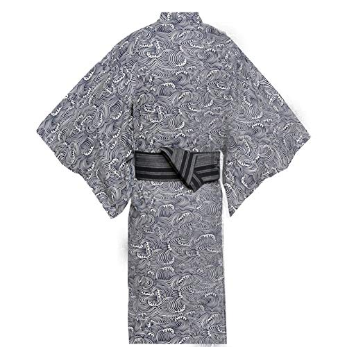 Fancy Pumpkin Yukata Kimono von Jinbei für Herren: Japanische Robe-Pyjamas (A3 / Größe M) von Fancy Pumpkin