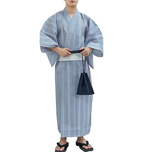 Herren japanischer Yukata japanischer Kimono Home Robe Pyjamas Morgenmantel Gr??e L-A1 von Fancy Pumpkin