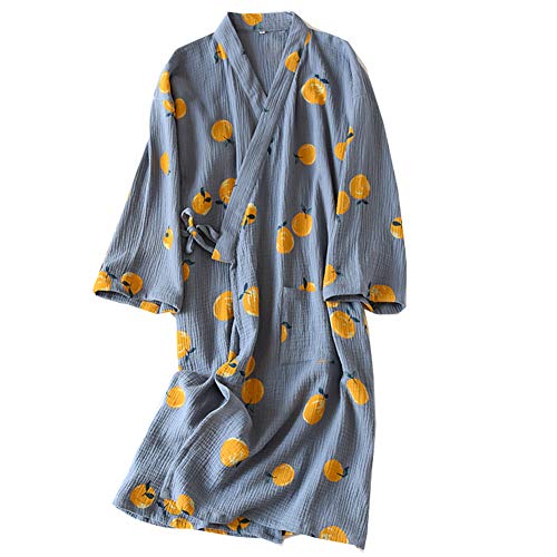 Kimono-Schlafanzüge im Japanischen Stil für Frauen [Größe L, Hibiscus A] von Fancy Pumpkin