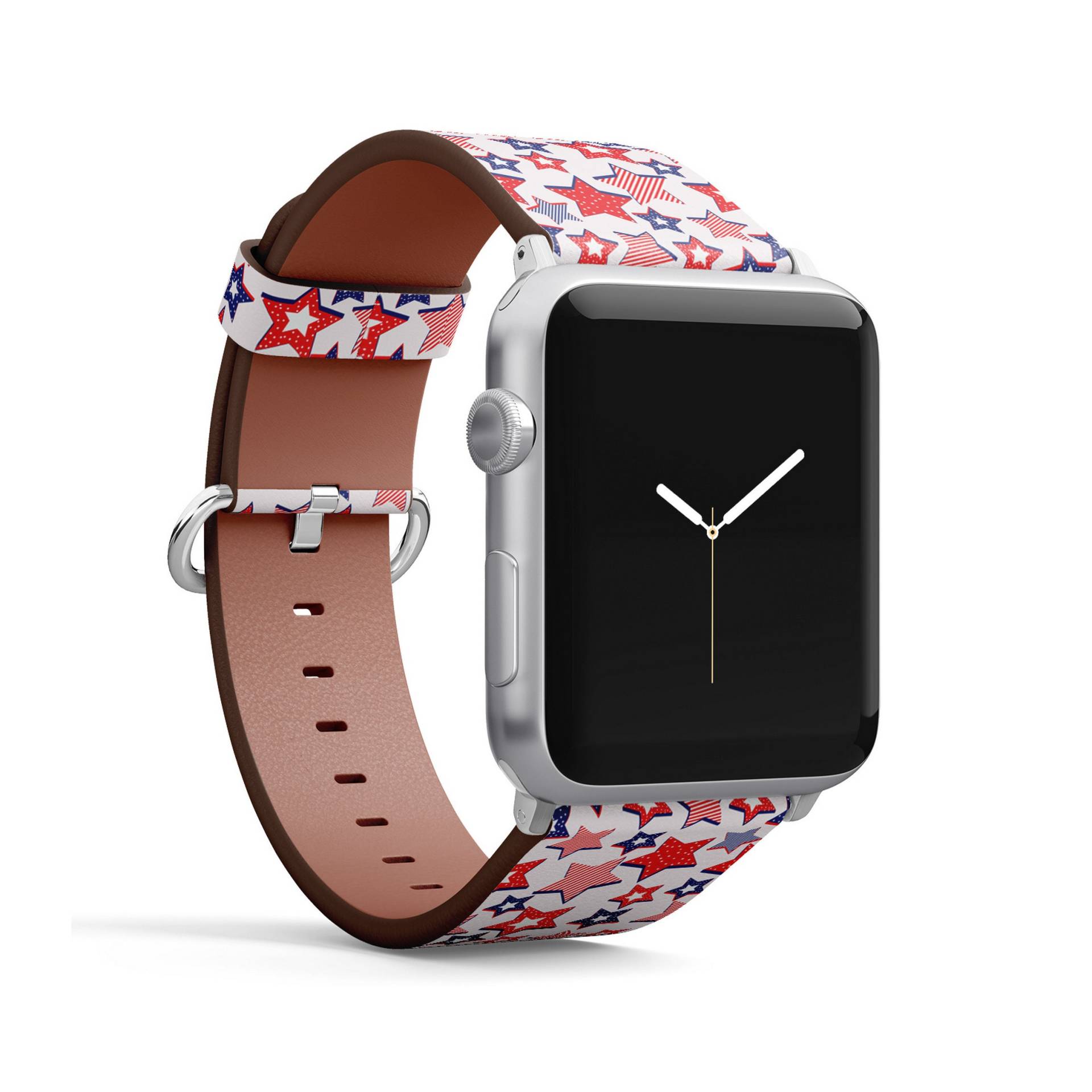 4Th Juli American Print, Apple Watch Band | 38mm/40mm/41mm/42mm/49mm, Armband Aus Veganem Kunstleder von FancyCustomsBoutique