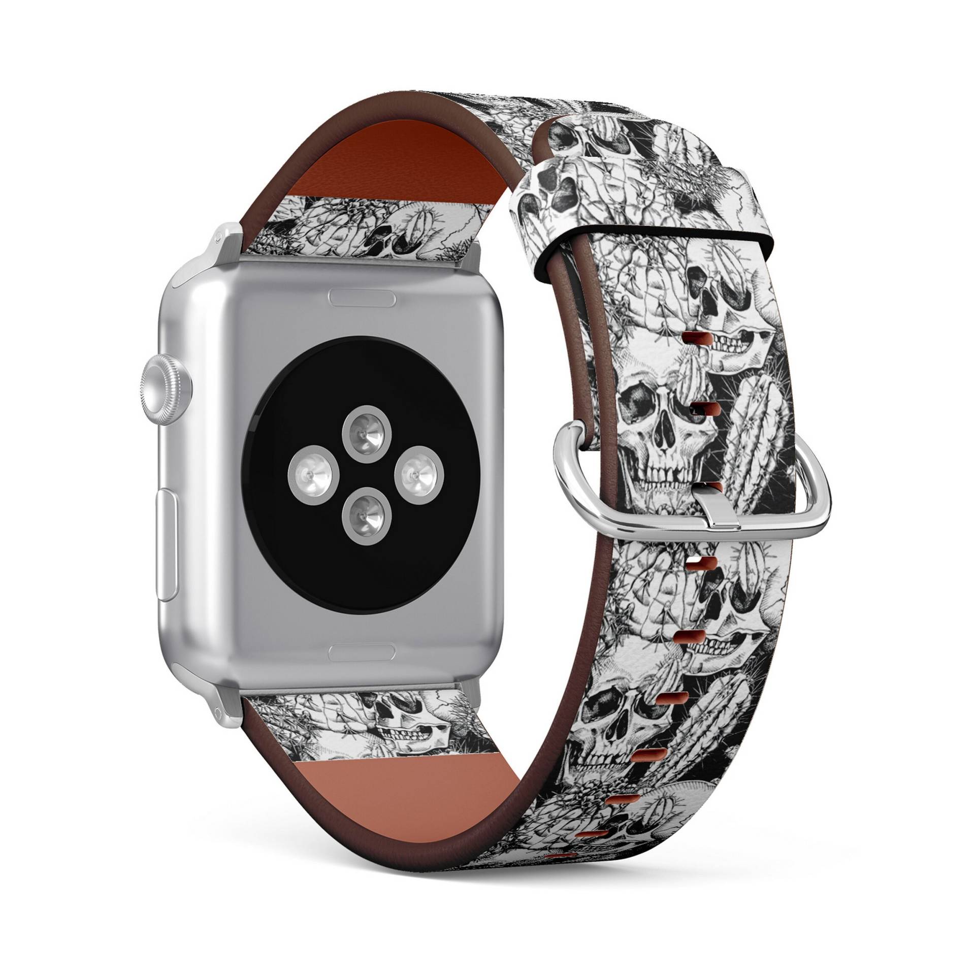 Cooles Verschiedenes Skull Print, Apple Watch Band | 38mm/40mm/41mm/42mm/49mm, Armband Aus Veganem Kunstleder von FancyCustomsBoutique