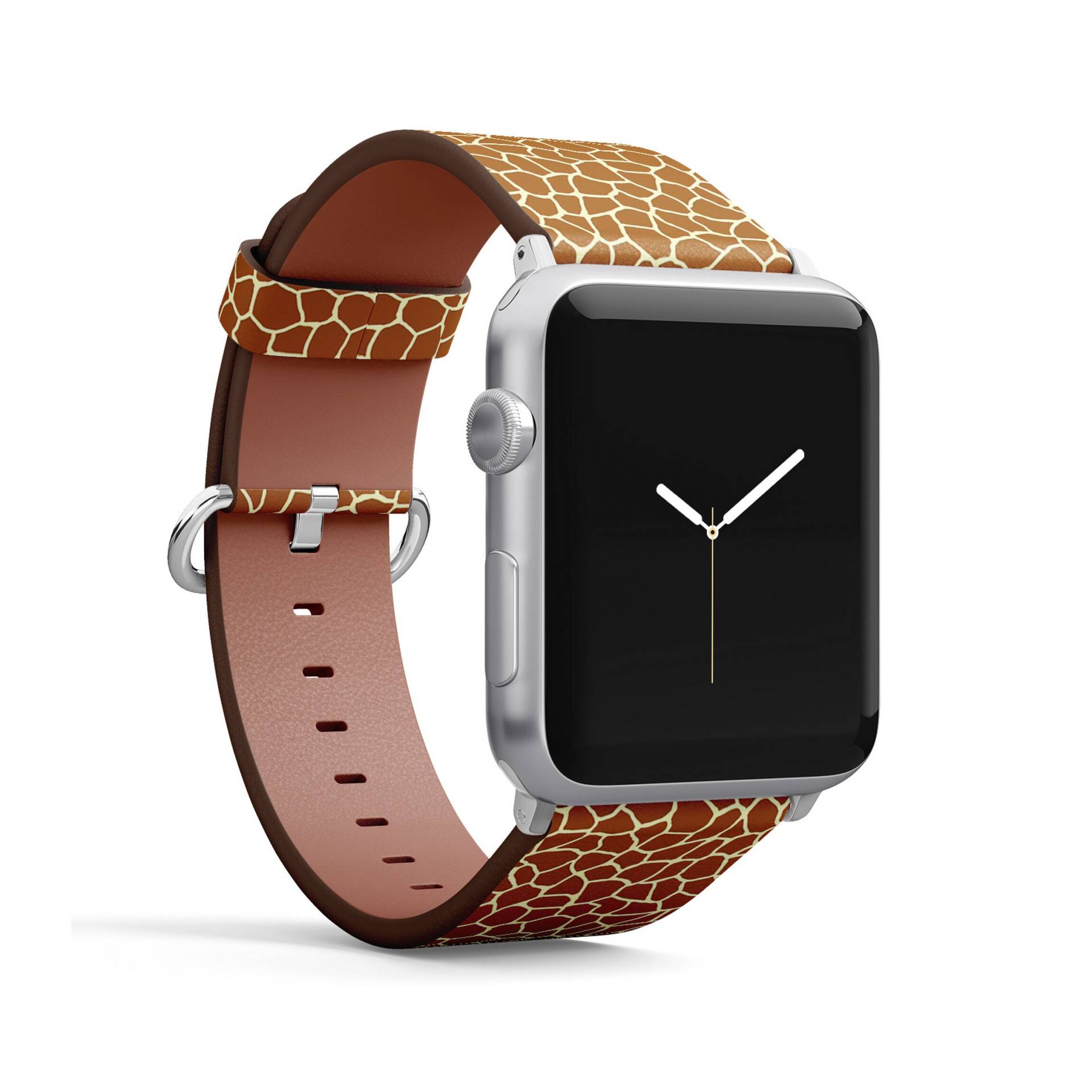 Giraffen Print, Apple Watch Armband | 38mm/40mm/41mm/42mm/49mm, Uhrenarmband Aus Veganem Kunstleder von FancyCustomsBoutique