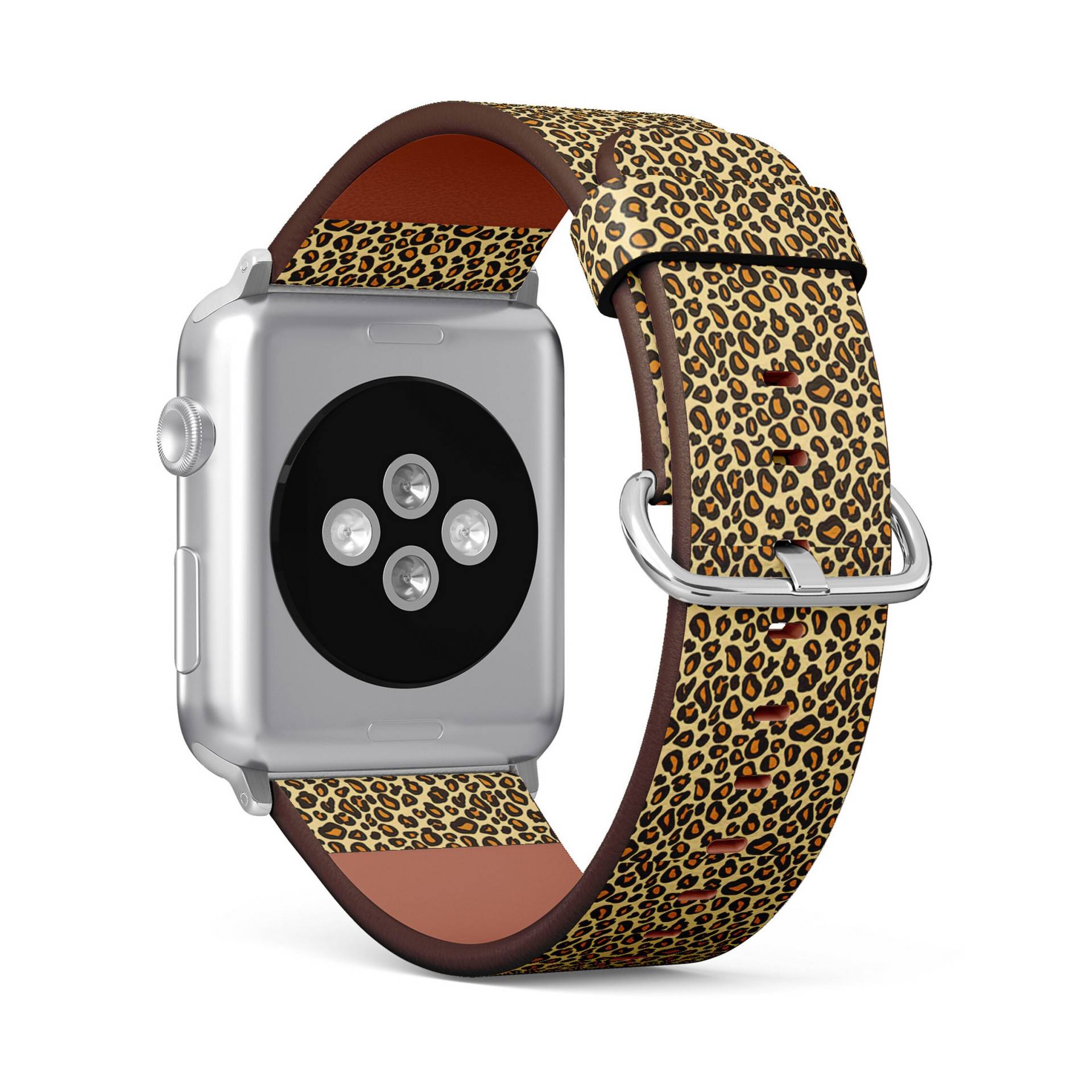 Leopard Gepard Haut Print, Apple Watch Band | 38mm/40mm/41mm/42mm/49mm, Armband Aus Veganem Kunstleder von FancyCustomsBoutique