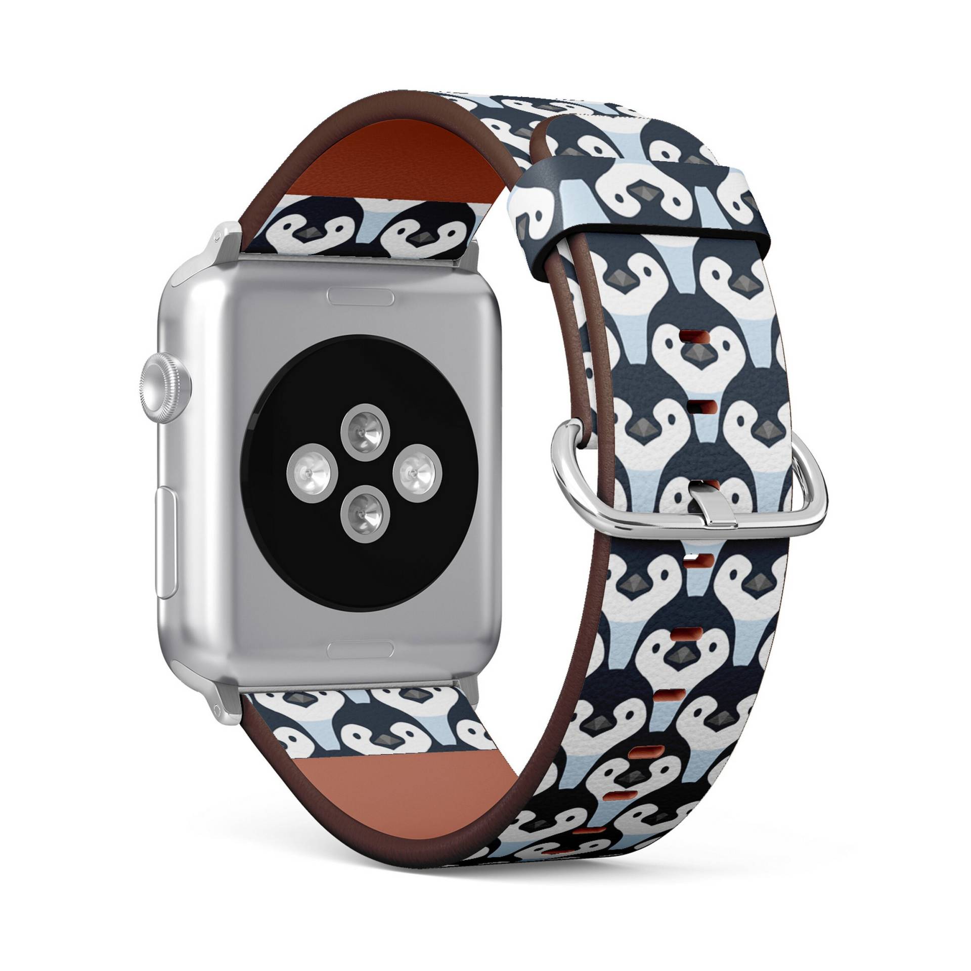 Niedliche Pinguin Babys Print, Apple Watch Band | 38mm/40mm 41mm 42mm 44mm 45mm , Armband Aus Veganem Kunstleder von FancyCustomsBoutique