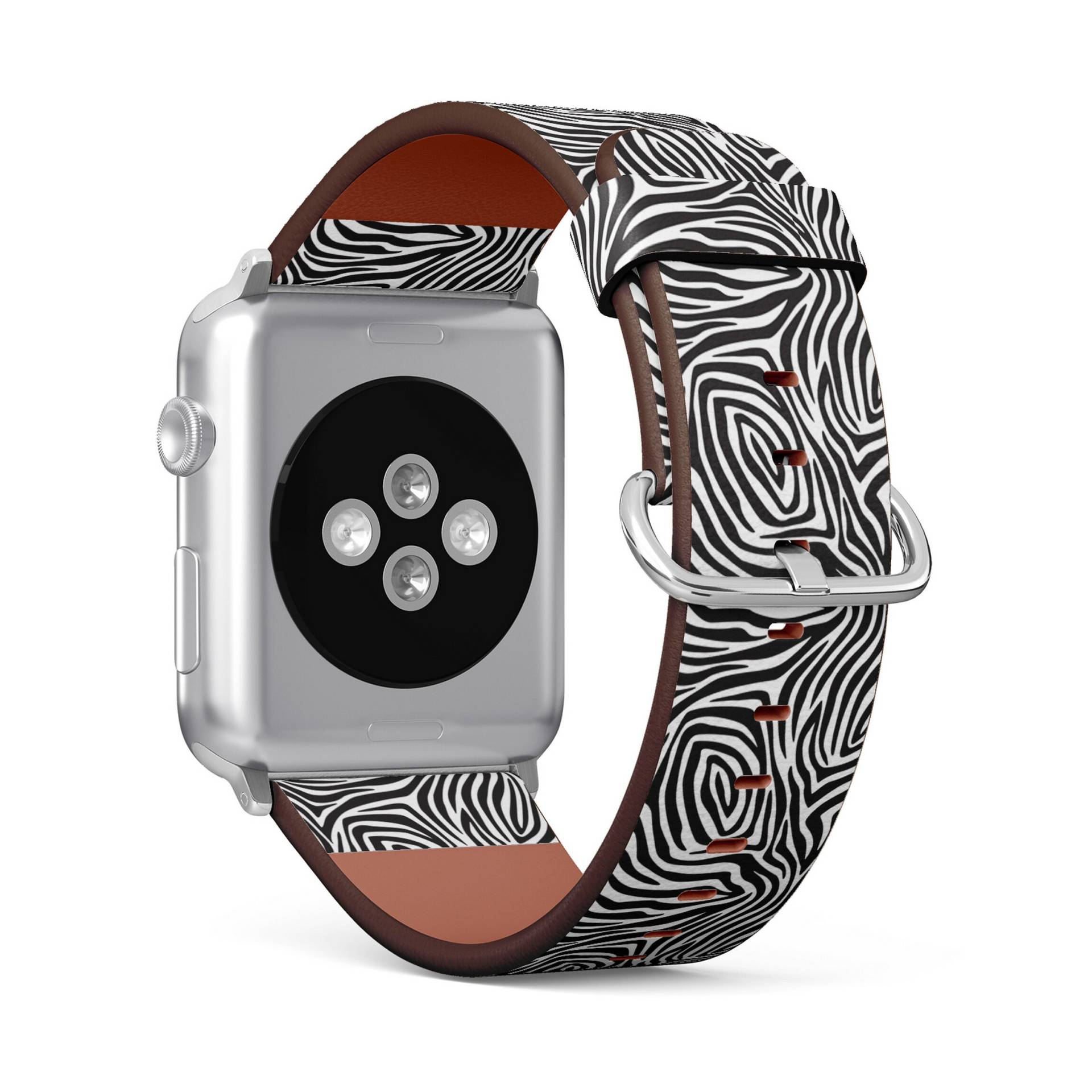 Zebra Stripes Print, Apple Watch Band | 38mm/40mm/41mm/42mm/49mm, Armband Aus Veganem Kunstleder von FancyCustomsBoutique