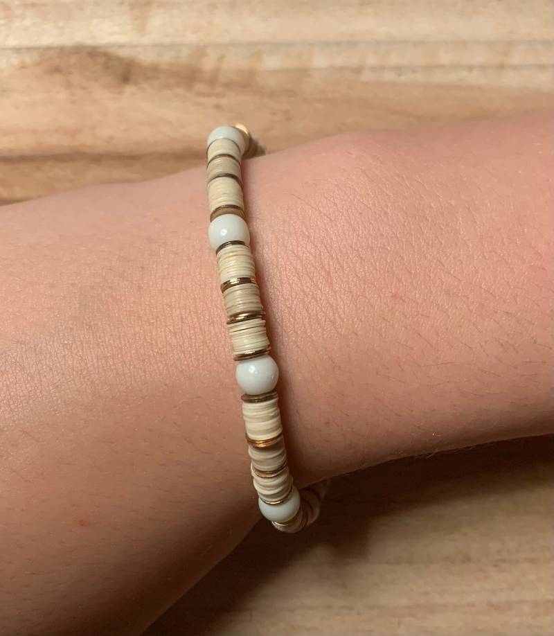 Armband Beige, Braun, Gold Armband Beige, Braun, Gold von FancyJewelleryMall