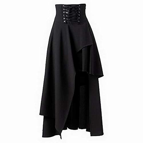 Damen Corsagenkleid Steampunk Gothic Corsage Lang Rock-Hexenkostüm Karneval Fasching von Fancyland