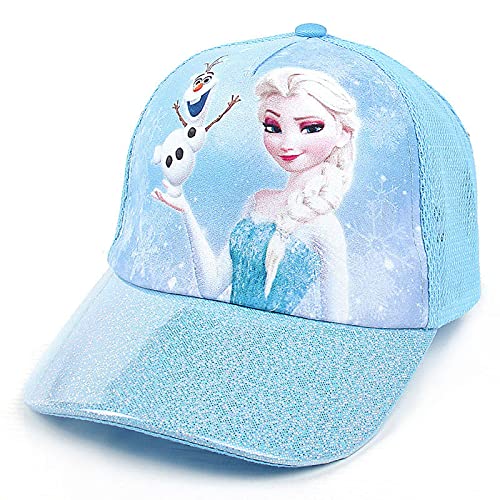 Fancyland ELSA Kinder Glitzer-Trucker Cap MädchenJungen Anna und ELSA Sonnenhut UV Schutz von Fancyland