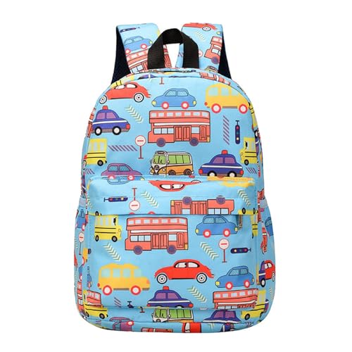 Fancyland Kindergartenrucksack Kinderkoffer Kinder Rucksack Kinderrucksack Kindergartentasche Mini Backpack Print Meeresböden (Auto) von Fancyland