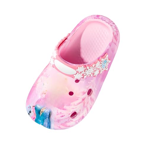 Kinder Clogs ELSA| Hausschuhe Mädchen Gartenschuhe Atmungsaktiv Pantoletten|Sandalen Badeschuhe (Rosa, EU Schuhgrößensystem, Kleinkind, Damen, Numerisch (von/bis), M, 33, 34) von Fancyland