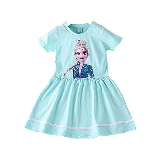 Mädchen Kleider Girls Frozen Sommer Shirt Dress and Top Frozen Anna und ELSA von Fancyland