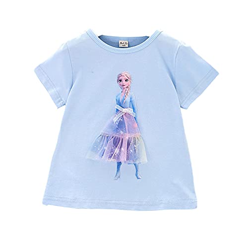 T-Shirt Anna & ELSA Eiskönigin 2 Mädchen Kurzarm Shirt Kinder von Fancyland
