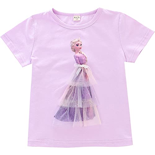 T-Shirt Anna & ELSA Eiskönigin 2 Mädchen Kurzarm Shirt Kinder von Fancyland