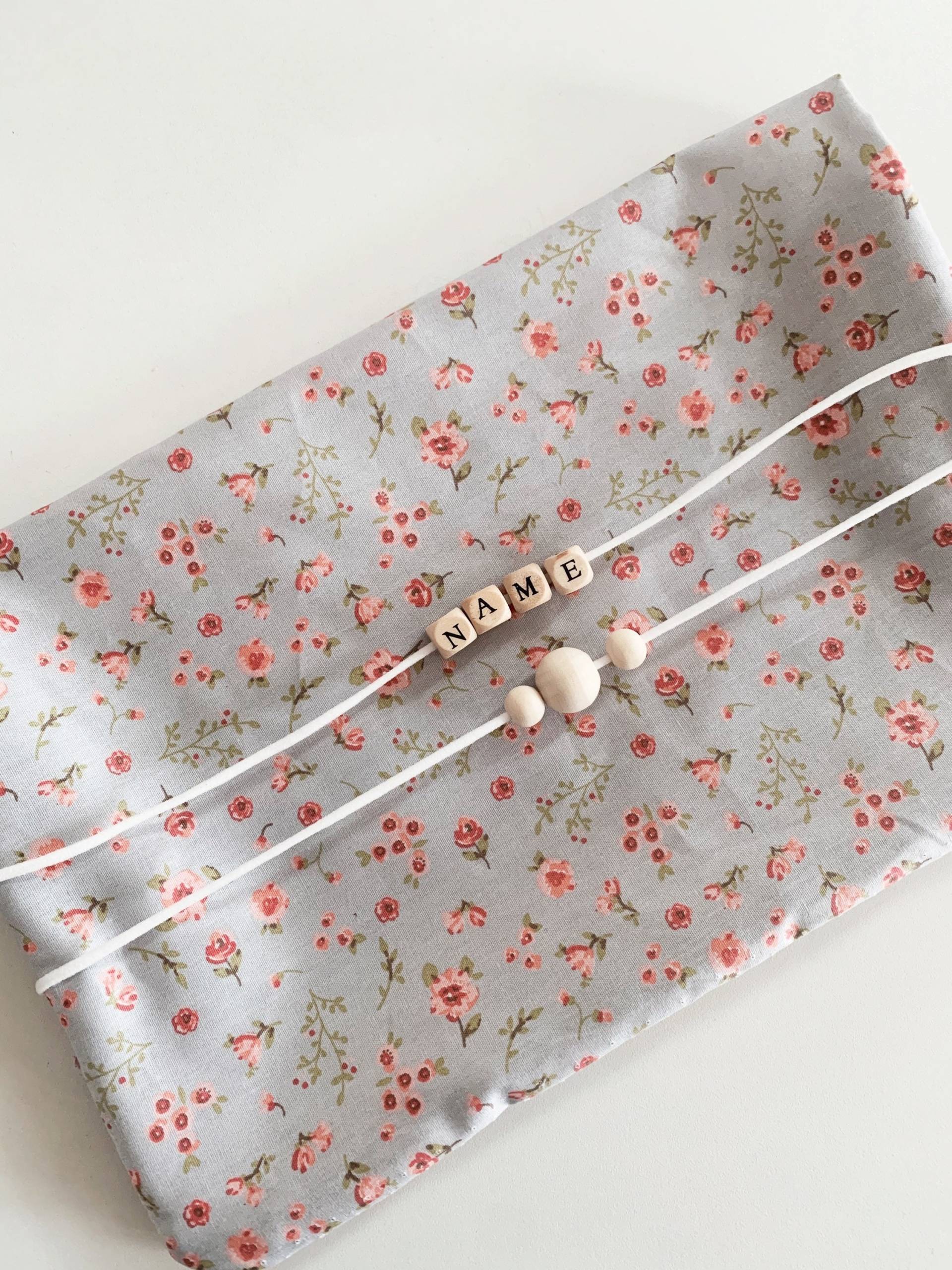 Wickeltasche Mit Name, Windeltasche, Personalisierte Windeltasche Aus Baumwolle, Blümchen, Pünktchen, Geschenkideen von FancylittlethingsDE