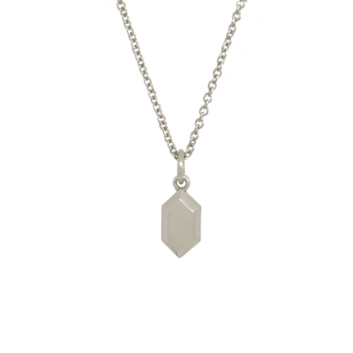 Kleine Sterling Silber Rupee Anhänger, Legend Of Zelda Inspiriert Halskette, Nintendo Charm Anhänger von FandomRegalia