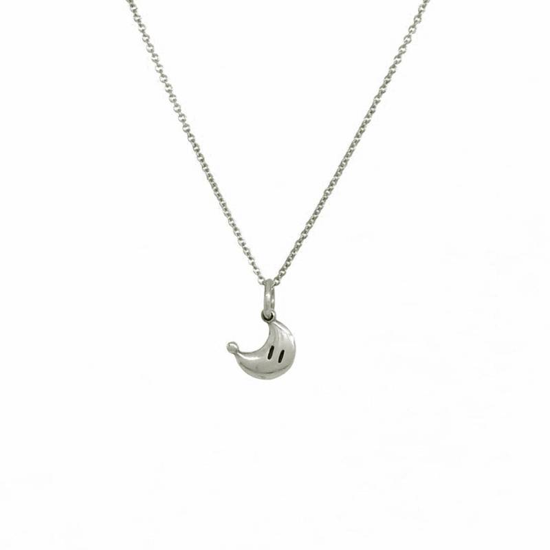 Kleiner Sterling Silber Power Mond Mit Kette von FandomRegalia