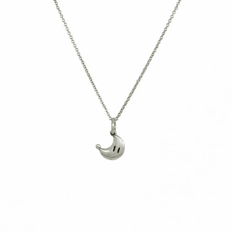 Kleiner Sterling Silber Power Mond Mit Kette von FandomRegalia