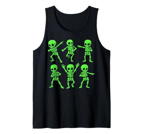 Tanzen Skelett Tanz Halloween Kinder Mädchen Jungen Männer Tank Top Tanzen Skelett Tanz Halloween Kinder Mädchen Jungen Männer Tank Top von Fandy Halloween