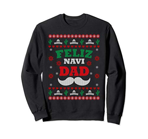 Feliz Navidad Ugly Christmas Sweater Gift For Men Dad Sweatshirt Feliz Navidad Ugly Christmas Sweater Gift For Men Dad Sweatshirt von Fandy Most Wonderful Christmas Ugly Sweater